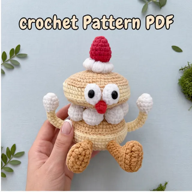 Kawaii dessert crochet patterns